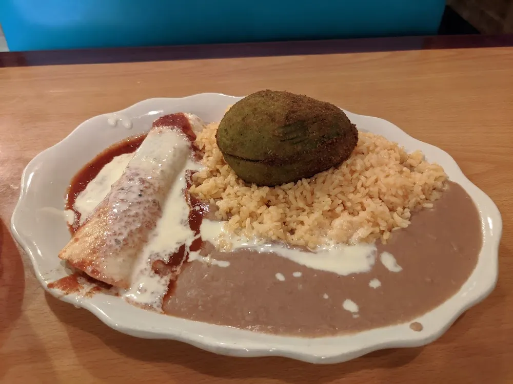 Stuffed Whole Avocado Dinner